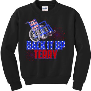 Back It Up Terry Fourth of July Fireworks Kids Sweatshirt