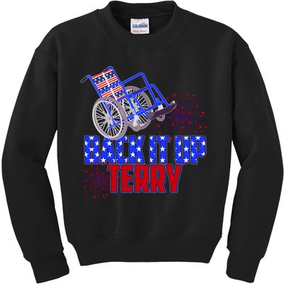 Back It Up Terry Fourth of July Fireworks Kids Sweatshirt