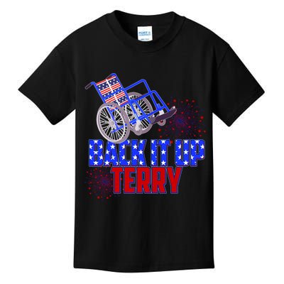 Back It Up Terry Fourth of July Fireworks Kids T-Shirt