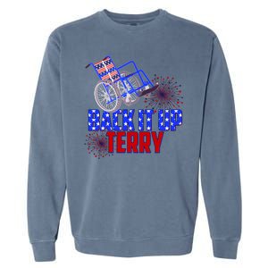 Back It Up Terry Fourth of July Fireworks Garment-Dyed Sweatshirt