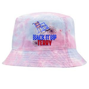 Back It Up Terry Fourth of July Fireworks Tie-Dyed Bucket Hat