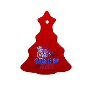 Back It Up Terry Fourth of July Fireworks Ceramic Tree Ornament