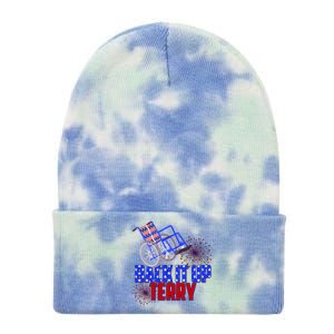 Back It Up Terry Fourth of July Fireworks Tie Dye 12in Knit Beanie