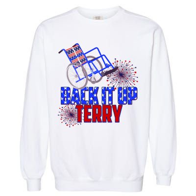 Back It Up Terry Fourth of July Fireworks Garment-Dyed Sweatshirt