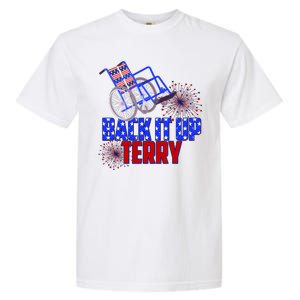 Back It Up Terry Fourth of July Fireworks Garment-Dyed Heavyweight T-Shirt