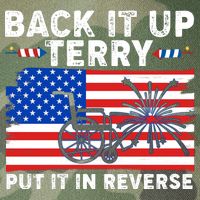 Back It Up Terry Put It In Reverse Funny Fireworks Legacy Tie Dye Trucker Hat