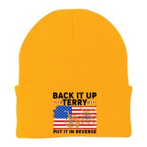 Back It Up Terry Put It In Reverse Funny Fireworks Knit Cap Winter Beanie