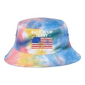 Back It Up Terry Put It In Reverse Funny Fireworks Tie Dye Newport Bucket Hat