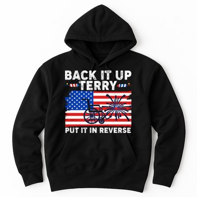 Back It Up Terry Put It In Reverse Funny Fireworks Hoodie
