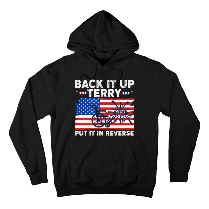 Back It Up Terry Put It In Reverse Funny Fireworks Hoodie