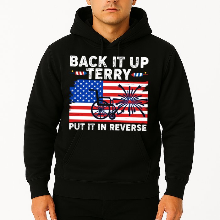 Back It Up Terry Put It In Reverse Funny Fireworks Hoodie