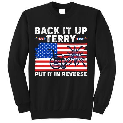 Back It Up Terry Put It In Reverse Funny Fireworks Sweatshirt