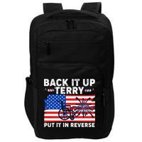 Back It Up Terry Put It In Reverse Funny Fireworks Impact Tech Backpack