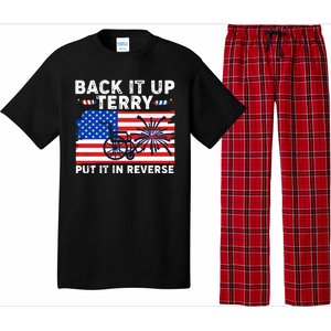 Back It Up Terry Put It In Reverse Funny Fireworks Pajama Set