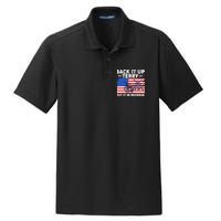 Back It Up Terry Put It In Reverse Funny Fireworks Dry Zone Grid Polo