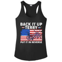Back It Up Terry Put It In Reverse Funny Fireworks Ladies PosiCharge Competitor Racerback Tank