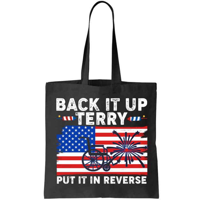 Back It Up Terry Put It In Reverse Funny Fireworks Bag