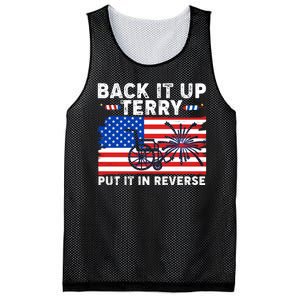 Back It Up Terry Put It In Reverse Funny Fireworks Mesh Reversible Basketball Jersey Tank