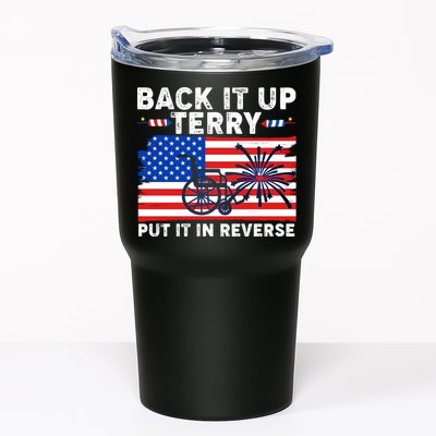 Back It Up Terry Put It In Reverse Funny Fireworks Tumbler