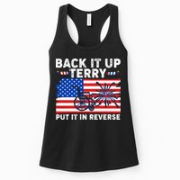 Back It Up Terry Put It In Reverse Funny Fireworks Womens Tank Top