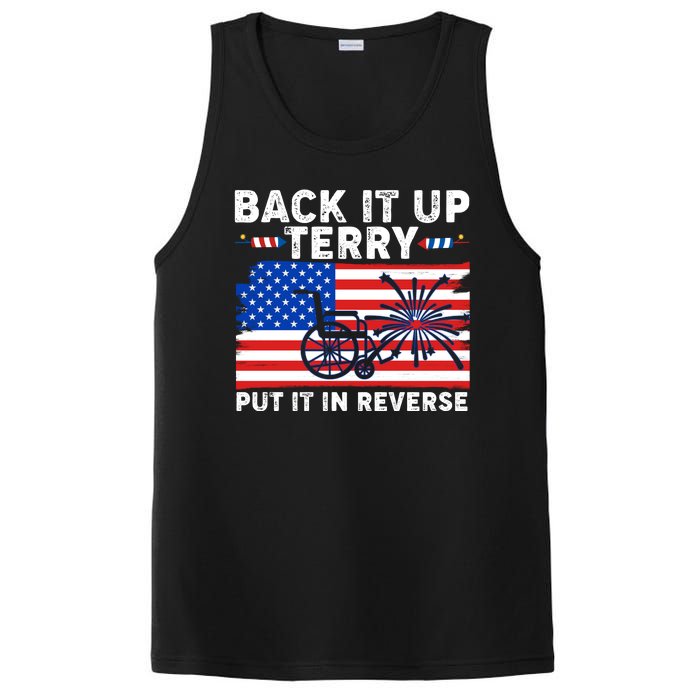 Back It Up Terry Put It In Reverse Funny Fireworks PosiCharge Competitor Tank