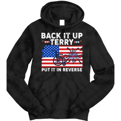 Back It Up Terry Put It In Reverse Funny Fireworks Tie Dye Hoodie