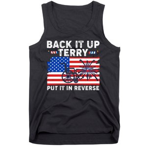 Back It Up Terry Put It In Reverse Funny Fireworks Tank Top