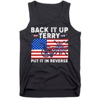 Back It Up Terry Put It In Reverse Funny Fireworks Tank Top