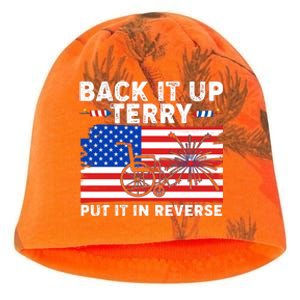 Back It Up Terry Put It In Reverse Funny Fireworks Kati - Camo Knit Beanie