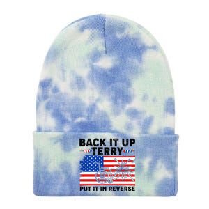 Back It Up Terry Put It In Reverse Funny Fireworks Tie Dye 12in Knit Beanie