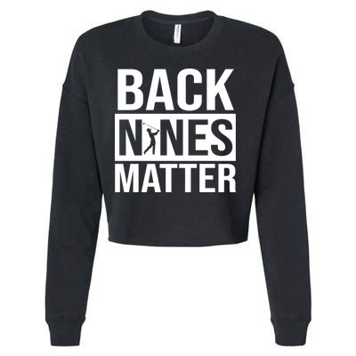 Back Nines Matter Cropped Pullover Crew
