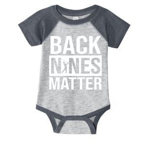 Back Nines Matter Infant Baby Jersey Bodysuit