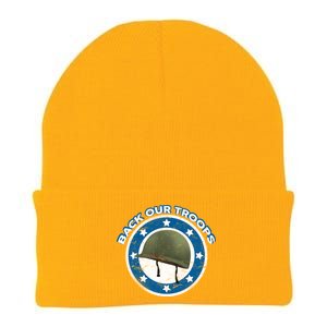 Back Our Troops Knit Cap Winter Beanie