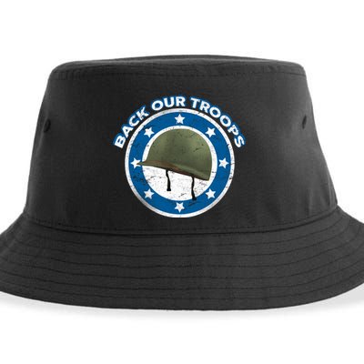 Back Our Troops Sustainable Bucket Hat