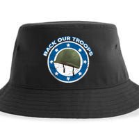 Back Our Troops Sustainable Bucket Hat