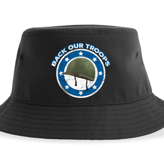 Back Our Troops Sustainable Bucket Hat