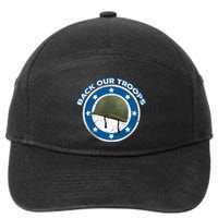 Back Our Troops 7-Panel Snapback Hat