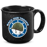 Back Our Troops 15oz Campfire Ceramic Mug