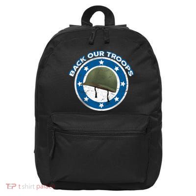 Back Our Troops 16 in Basic Backpack