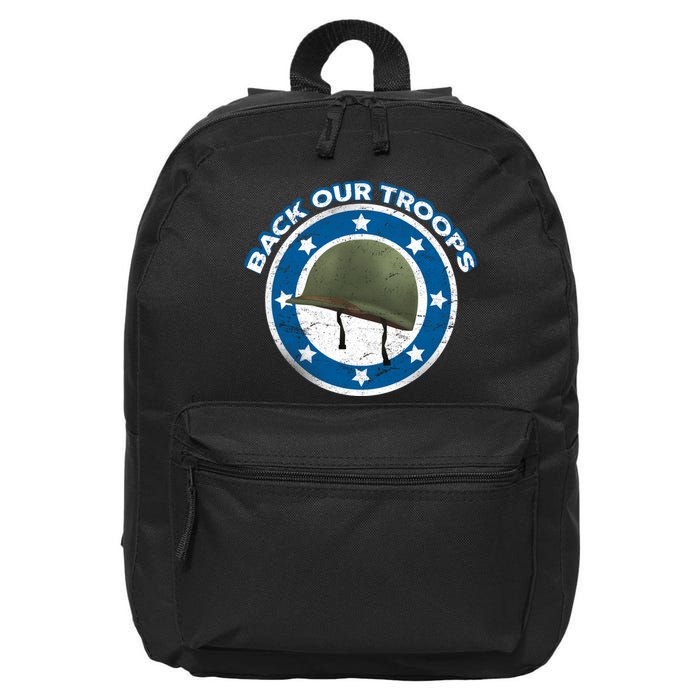 Back Our Troops 16 in Basic Backpack