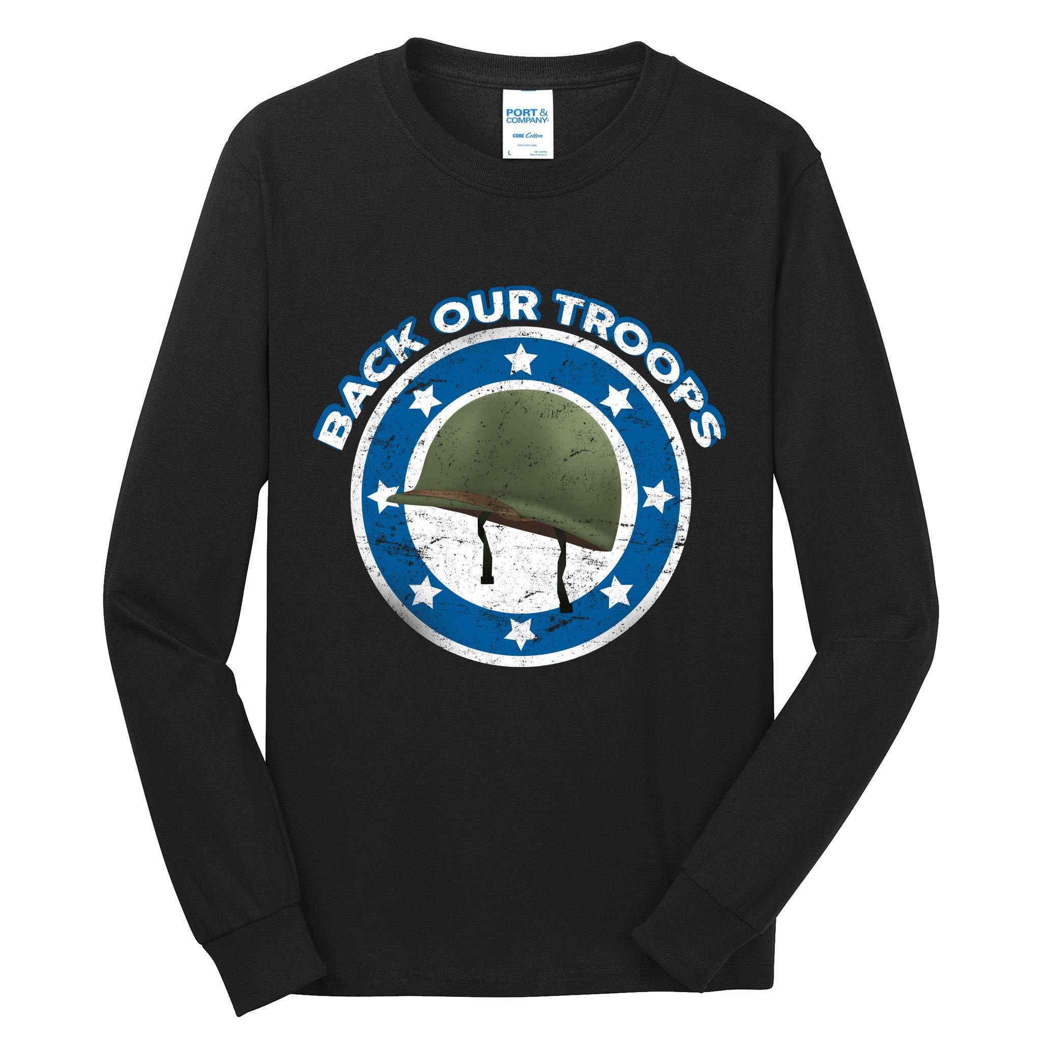 Back Our Troops Tall Long Sleeve T-Shirt