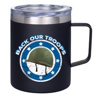 Back Our Troops 12oz Stainless Steel Coffee Mug