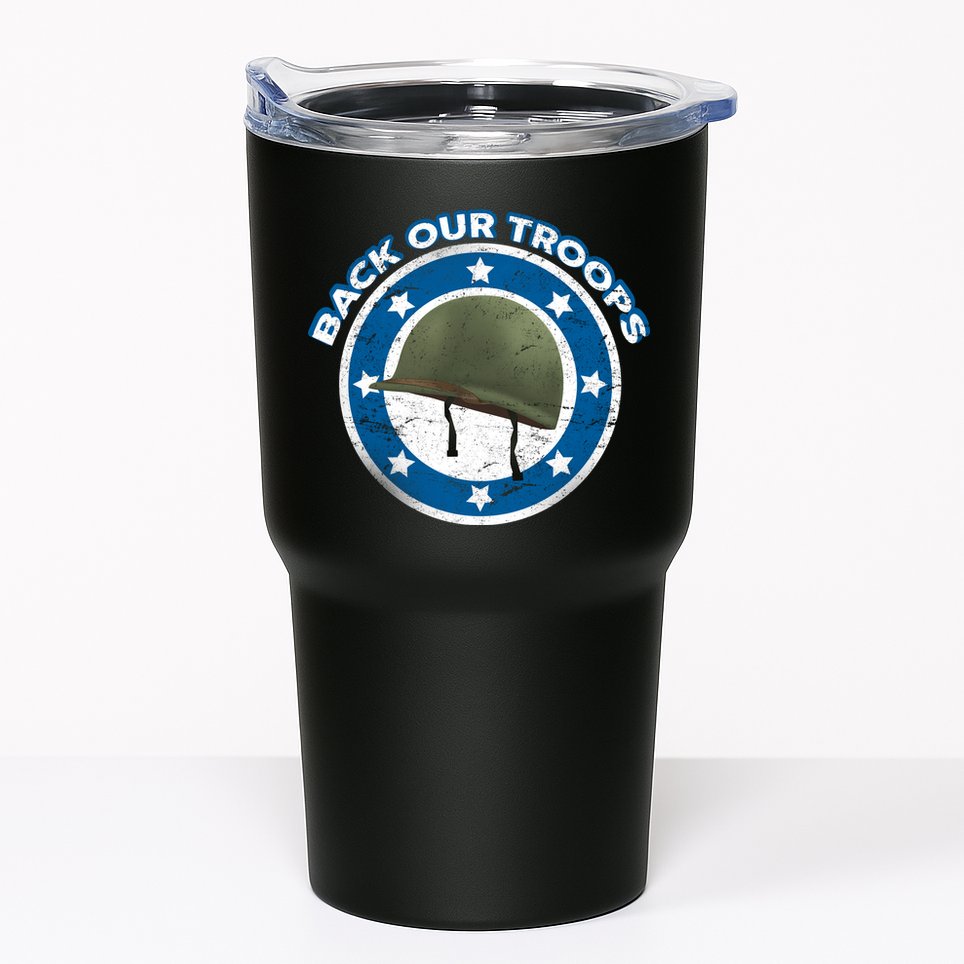 Back Our Troops Tumbler