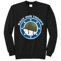 Back Our Troops Tall Sweatshirt