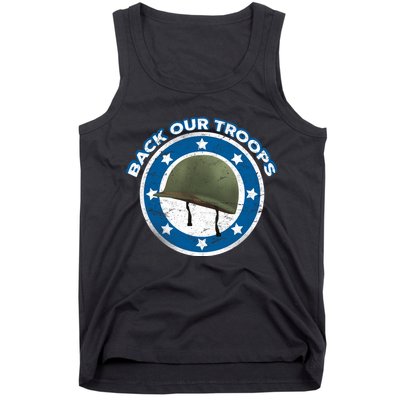 Back Our Troops Tank Top