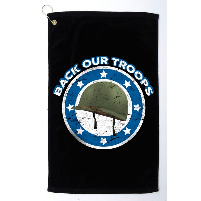 Back Our Troops Golf Towel