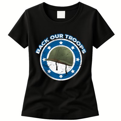 Back Our Troops Womens T-Shirt