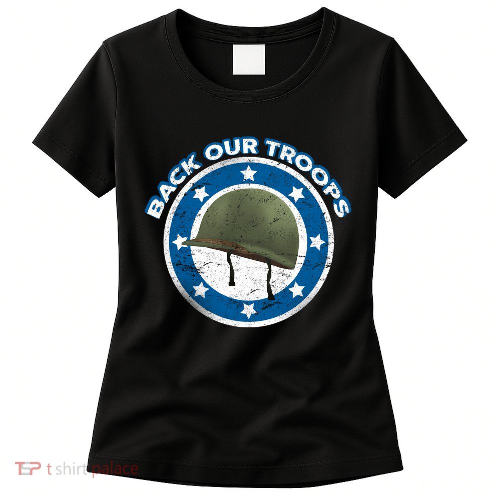 Back Our Troops Womens T-Shirt