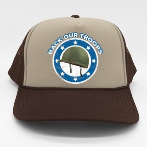 Back Our Troops Trucker Hat