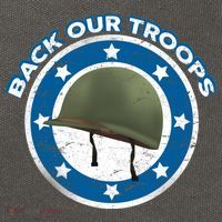 Back Our Troops Cotton Canvas Backpack